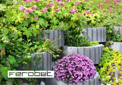 FEROBET Svahová tvárnice RIO 30*30*13cm - Standard Přírodní